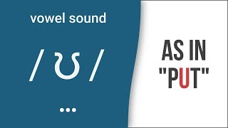 Vowel Sound  ʊ  as in quotputquot  American English Pronunciation [upl. by Niwre]