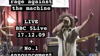 Rage Against the Machine  Live on BBC Radio  No1 Announcement [upl. by Elrebma]