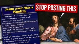 JESUS WAS A MUSLIM  Debunked [upl. by Maram]