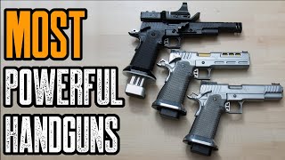 TOP 5 MOST POWERFUL HANDGUNS IN THE WORLD [upl. by Nedyarb397]