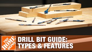 Best Drill Bits Types of Drill Bits and Their Uses  The Home Depot [upl. by Dugas]