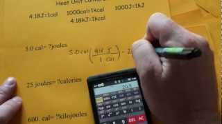 Heat amp Energy Unit Conversions [upl. by Rist]