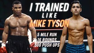 I Tried quotIRONquot Mike Tysons WORKOUT [upl. by Odidnac]