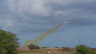 JGSDF Type 12 SSM And US Army Naval Strike Missile Launch During Sinkex In RIMPAC 2018 [upl. by Bar]