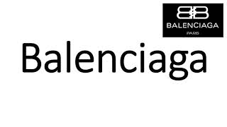 How to Pronounce Balenciaga CORRECTLY [upl. by Murton55]