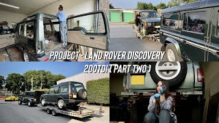 Project  Land Rover Discovery 200Tdi Part Two [upl. by Orapma52]