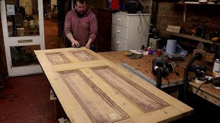 STRIPPING PAINT FROM OLD TIMBER DOORS [upl. by Okiek]