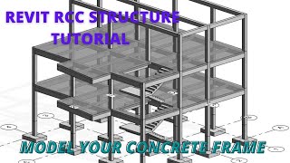 Revit rcc structure tutorial RCC structure part 1 [upl. by Gilletta]