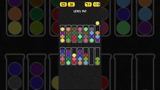 Ball Sort Puzzle  level 747 [upl. by Hildick]