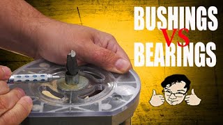 Router BUSHINGS vs BEARINGS  What you should know [upl. by Blaze]