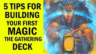 How to Build Your First Magic The Gathering MTG Deck For Beginners  Newbies  Deck Building [upl. by Marcelo]