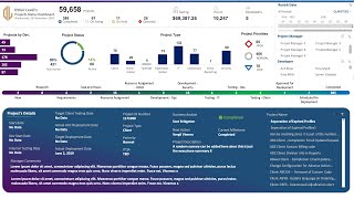 Project Status and Details Dashboard  Microsoft Excel [upl. by Bogoch]