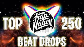 TOP 250 BEST BEAT DROP SONGS OF ALL TIME  1 Hour Version [upl. by Hairas]