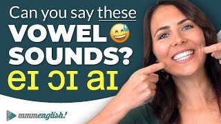 Pronunciation Practice 👄 Difficult Vowel Sounds DIPHTHONGS [upl. by Aivun]