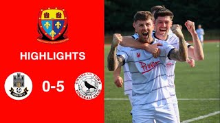 Caerleon 05 Cwmbrân Town  Gwent FA Senior cup  Quarter final highlights [upl. by Natalia591]