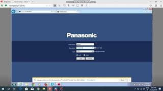 Panasonic Ip Camera Setup [upl. by Irvin]