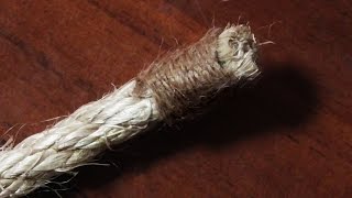 How To Whip The End Of A Rope  Common Whipping Knot [upl. by Caundra498]