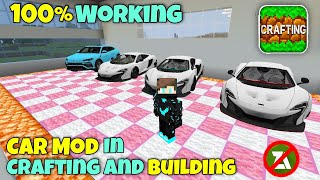 How To Add Cars Addons In Crafting And Building [upl. by Renee993]