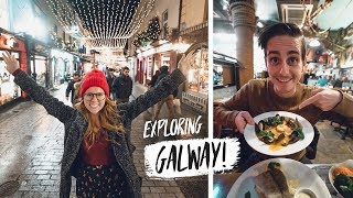 Exploring The CUTEST IRISH TOWN  Trying Incredible Seafood 🍽Galway Ireland [upl. by Myke]