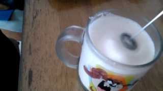 Aerolatte Review Frothing Cold Milk In Under 1 Minute [upl. by Llerut]