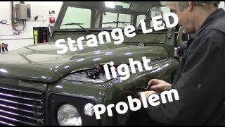 A problem with LED lighting kits on older Defenders  and a simple solution [upl. by Icul]