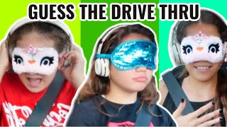 GUESS THE DRIVE THRU CHALLENGE  PART 2  SISTER FOREVER [upl. by Maribel]