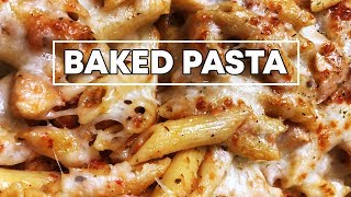 Baked Pasta Recipe  Italian Cuisine  Homemade Pasta Sauce [upl. by Magnuson122]